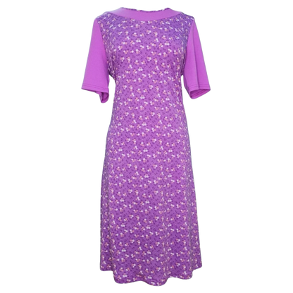 Robe adaptée manches courtes/rose