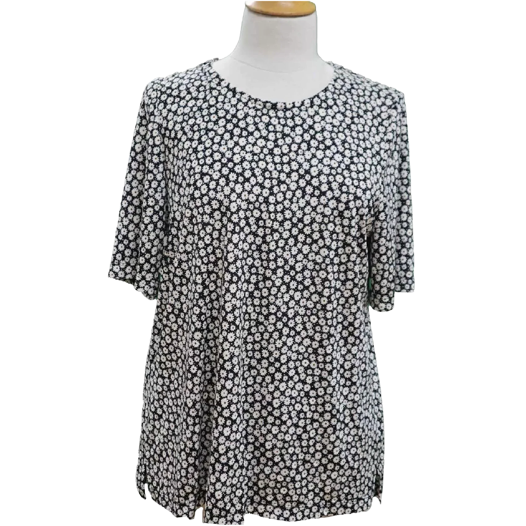 T-shirt adapté  fleuri marguerite