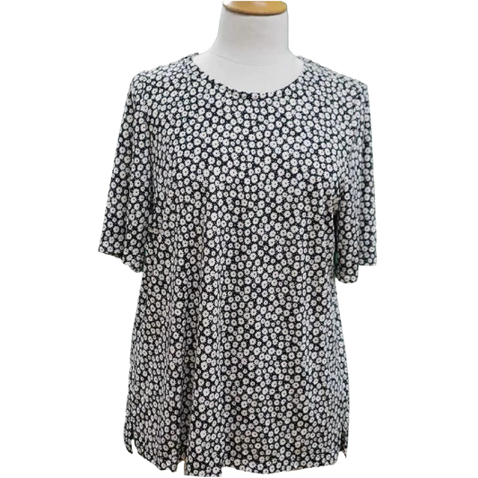 T-shirt adapté  fleuri marguerite
