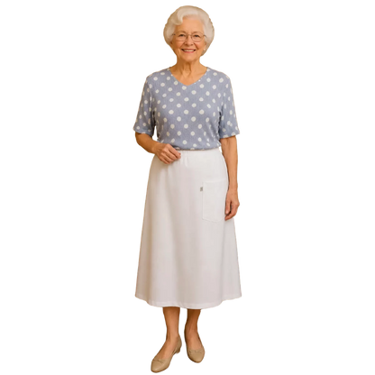 Jupe adaptée blanche