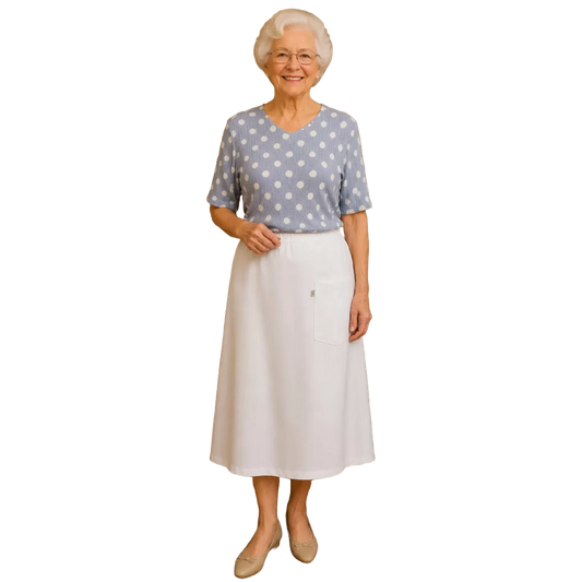 Jupe adaptée blanche