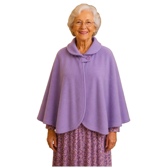 Cape/Liseuse lilas