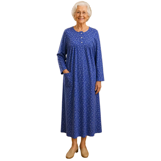 Robe de nuit adaptée marine