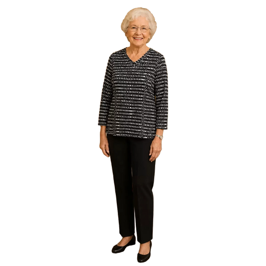 Pantalon adapté pour femmes - Noir