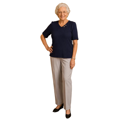 Pantalon adapté pour femmes-Beige