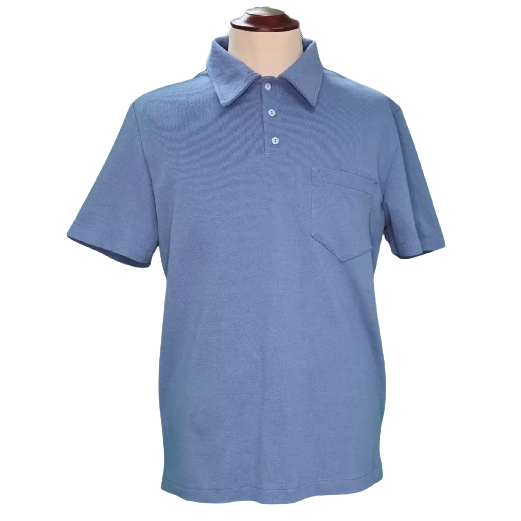 Men's adapted polo - indigo