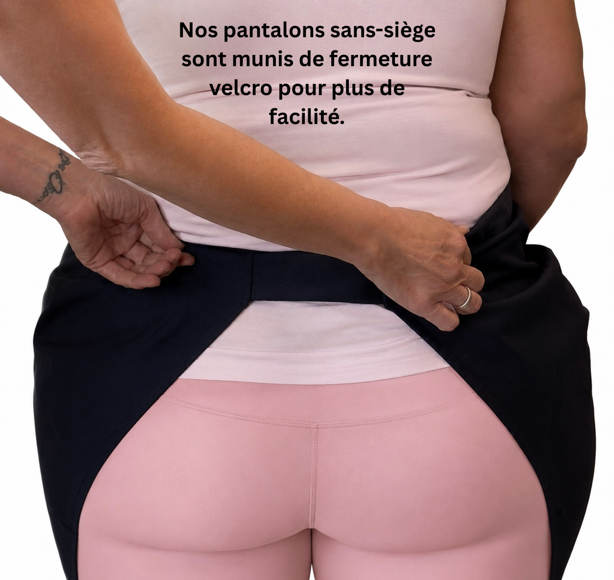 Pantalon sans-siège unisexe/gris